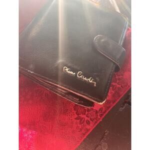 Vintage Pierre Cardin leather wallet in black